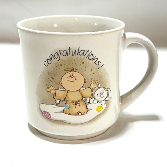 Emotions Coffee Mug Congratulations New Mom Baby Cup Vintage 1986 - Picture 1 of 5